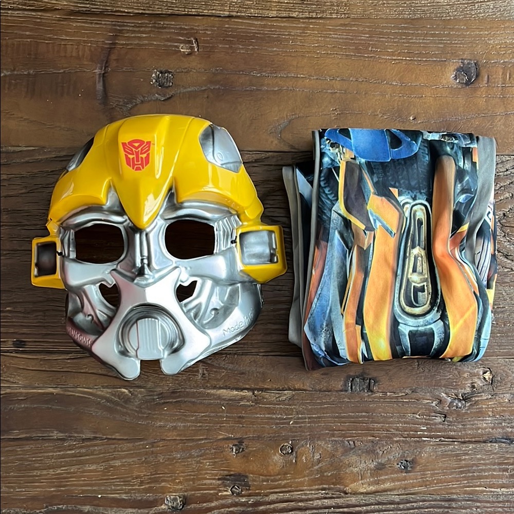 Transformers Bumblebee Mask and Costume Set